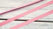 Лента репсовая однотонная, 9мм, цвет тёмный сиренево-розовый, Р09-125, 1м