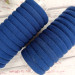 Бесшовные резинки для волос 40мм. тёмно-синий, 24 шт