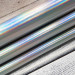 Кожзам "Голографик"  20x30см, толщина 0,7мм, цвет серебро, КЗ015/20, 1 шт