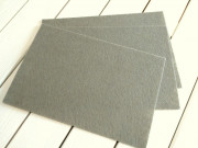 Фетр жёсткий 20*30см, цвет серый, толщина 1мм, Китай, Ф648, 1 лист