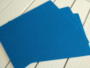 Фетр жёсткий 20*30см, цвет тёмно-голубой, толщина 1мм, Китай, Ф683, 1 лист