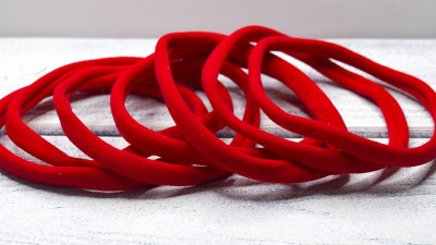 Резинка-повязка ONE SIZE, 10 см, цвет красный, 1 шт