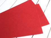 Фетр жёсткий 20*30см, цвет красный, толщина 1мм, Китай, Ф603, 1 лист