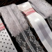Набор репсовых лент для рукоделия, шитья, творчества - белая гамма №3, НБ-096