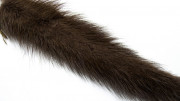 Хвостик норки 20 см, цвет чёрно-коричневый, 1шт, 1411007