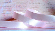 Лента атласная однотонная, 12мм, цвет бледно-розовый, А12-055, 3м