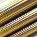 Кожзам "Голографик"  20x30см, толщина 0,7мм, цвет жёлтый, КЗ015/05, 1 шт