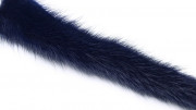Хвостик норки 22 см, цвет чёрно-синий, 1шт, 1407071