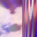 Кожзам "Голографик"  20x30см, толщина 0,7мм, цвет ярко-розовый, КЗ015/13, 1 шт