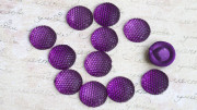Стразы круглые, 16мм, цвет фиолетовый, ST16-009/1, 1шт