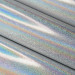 Кожзам "Голограмма"  20x30см, толщина 0,7мм, цвет серебро, КЗ019-20, 1 шт