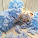 Пряжа ALIZE Puffy, цвет 183 голубой, микрополиэстер 100%, 100гр/9м, Турция, 1 моток