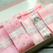 Набор репсовых лент для рукоделия, шитья, творчества - розовый, НБ-026