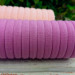 Бесшовные резинки для волос 40мм. розовые, сиреневые, 24 шт