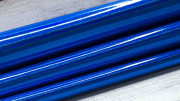 Кожзам "Голограмма - Блестки"  20x30см, толщина 0,7мм, цвет синий, КЗ019/07, 1 шт