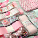 Набор репсовых лент для рукоделия, шитья, творчества - розовый, НБ-066