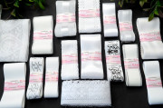 Набор репсовых лент для рукоделия, шитья, творчества - белая гамма, НБ-003-01