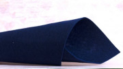 Фетр жёсткий 20*30см, цвет тёмно-синий, толщина 1мм, Китай, Ф673, 1 лист