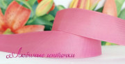 Лента репсовая, 40мм, цвет тёмный розовый, Р40-022, 1м